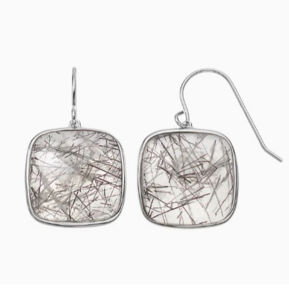 Gorgeous Rutilated Quartz Earrings